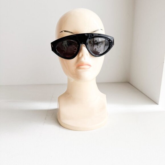 Bohten Pamoja Pride Chunky Black Frame Aviator Sunglasses - Picture 2 of 9